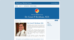 Desktop Screenshot of parklanemedicalgroup.com